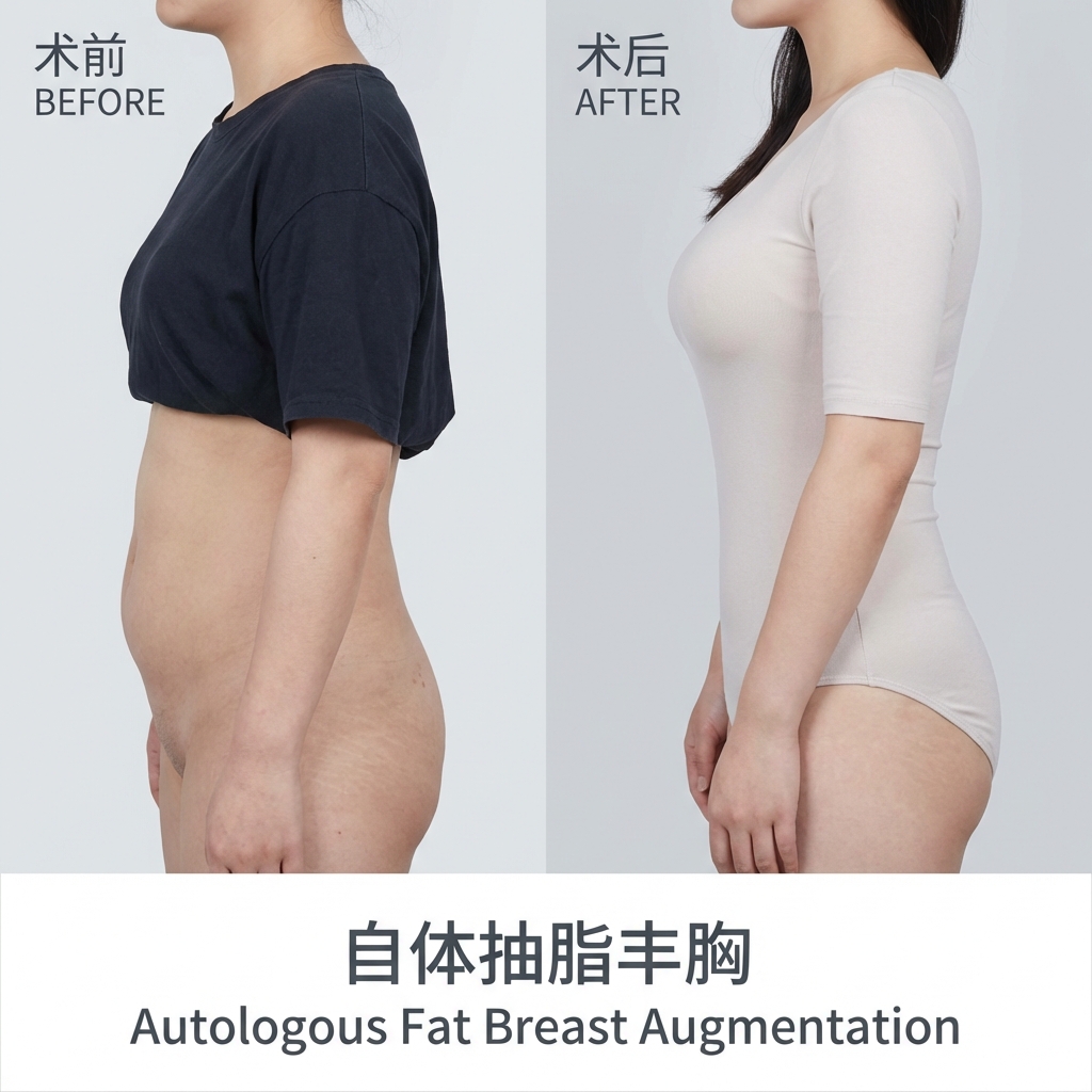 ✨自体抽脂丰胸｜腰腹/大腿脂肪变“事业线”，一次手术双重蜕变！_copy_copy